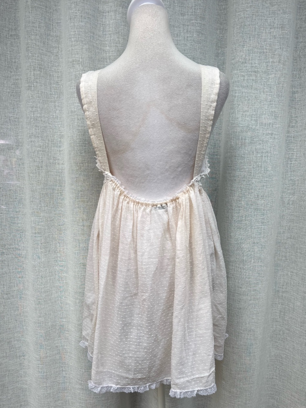1980 Priamo white babydoll floral lingerie camisole top - Picture 2 of 9